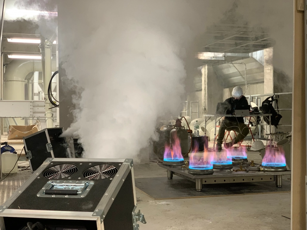 TEST Verifizierung von rechnerischen Sondernachweisen durch Rauchversuche