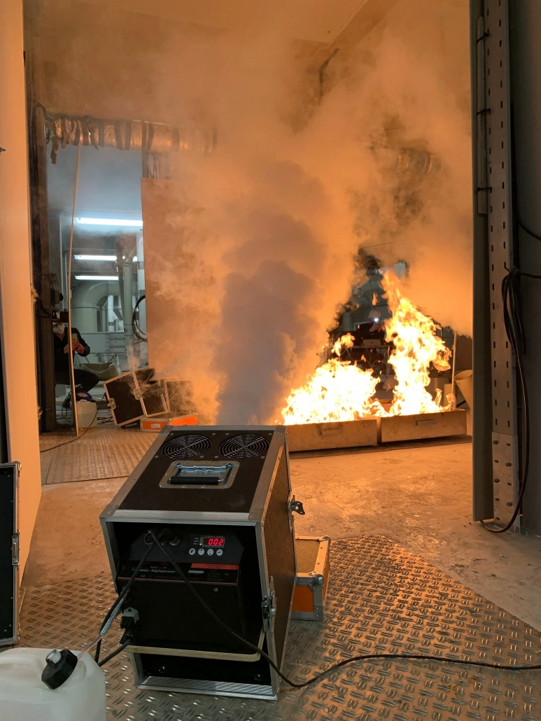 TEST Verifizierung von rechnerischen Sondernachweisen durch Rauchversuche