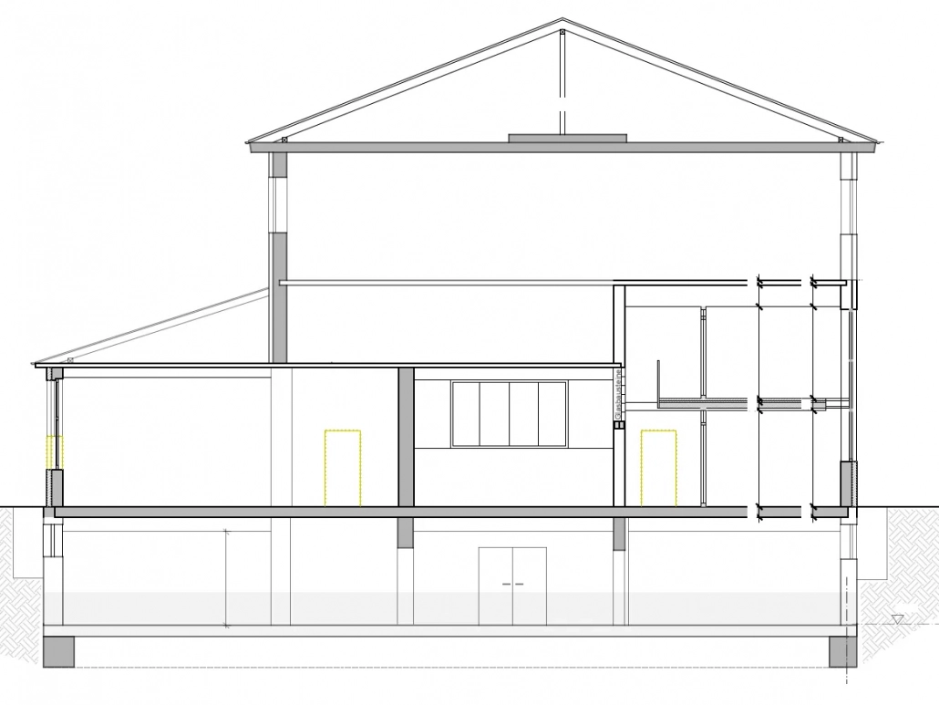 Projektskizze ehemalige Kaue der Zeche Zollverein in Essen