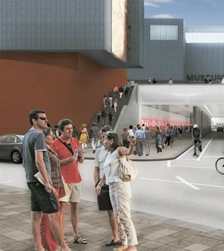 Animation östliche Domumgebung Tunnel am Domhof in Köln