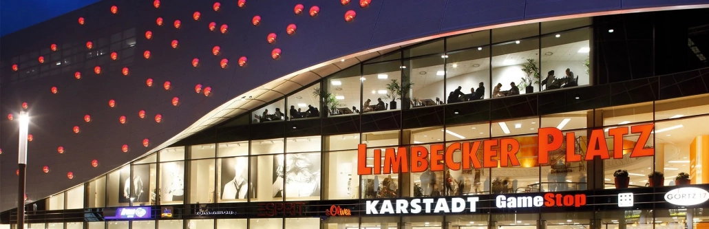 Außenansicht Einkaufszentrum Limbecker Platz in Essen