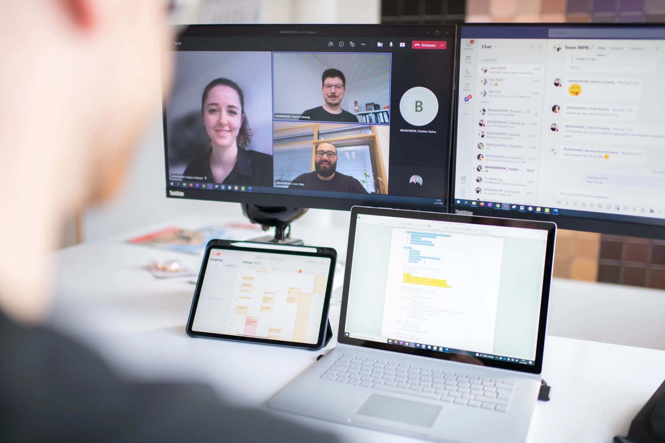 Mitarbeiterkonferenz über MS Teams