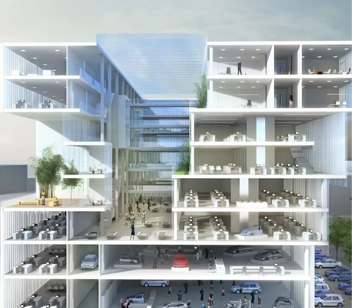 Multifunktionsgebäude Volkswagen, Wolfsburg