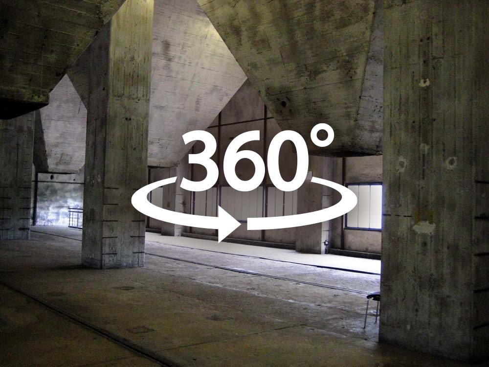 Innensicht Zeche Zollverein 360 Grad Sicht